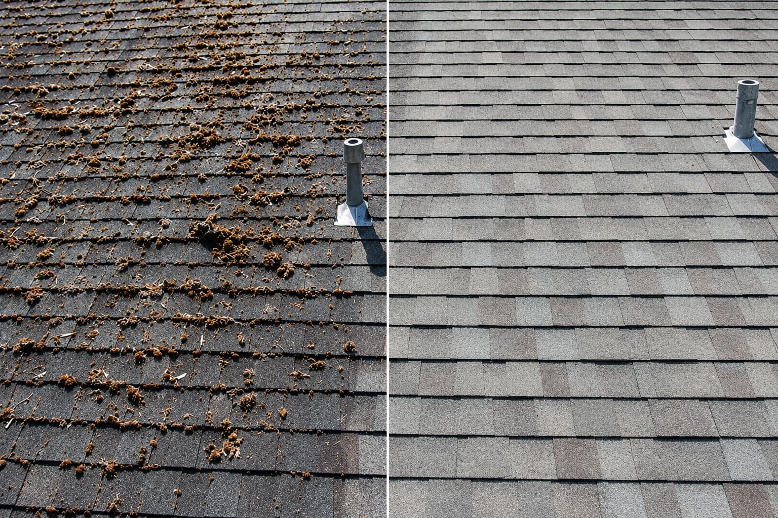 Roof Cleaning in Southeast Indiana by Puckett Exteriors